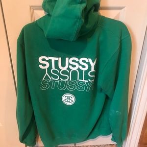 Stussy zip up hoodie